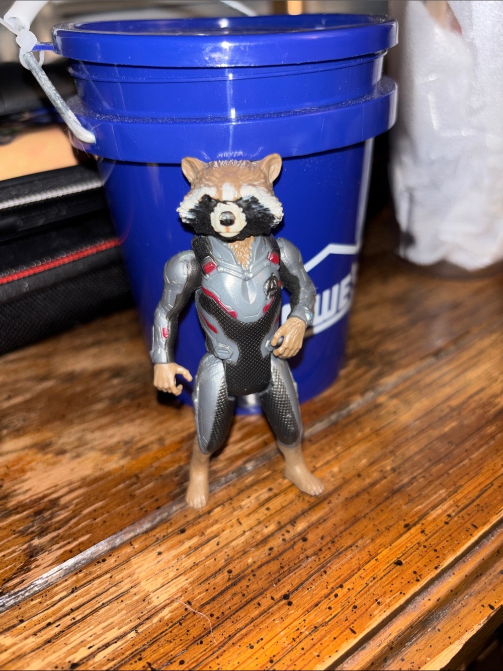 Marvel Rocket Raccoon Figure - Brown, Black, Gray (no tail)